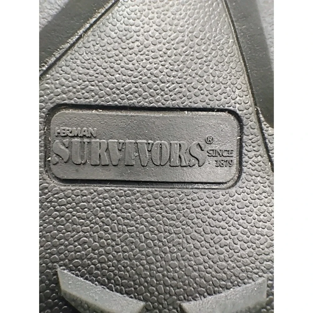 Survivors Mens Waterproof Hiking Boots Camo Brown‎ Leather Upper Size 9.5 W